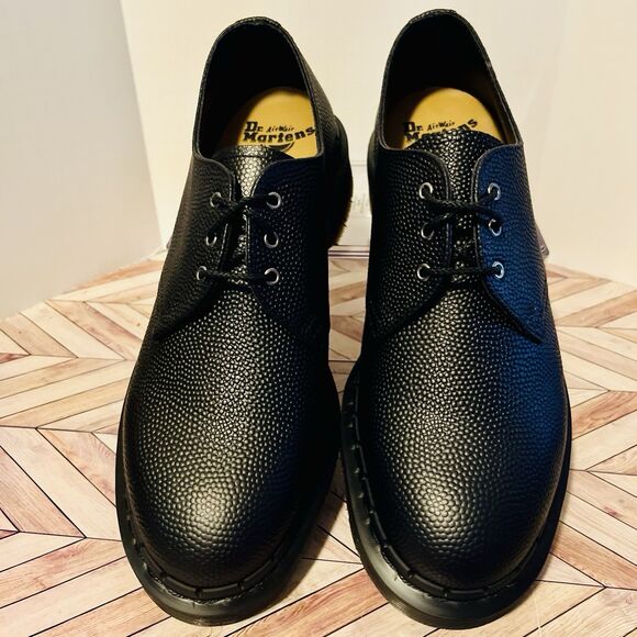 Dr Martens 1461 Altas Pebble Grain Leather Oxford Black M 9 W 10 Shoes Dress main image 4